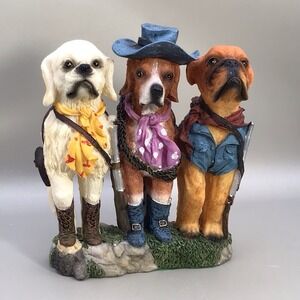 Resin Country Dogs Figurine